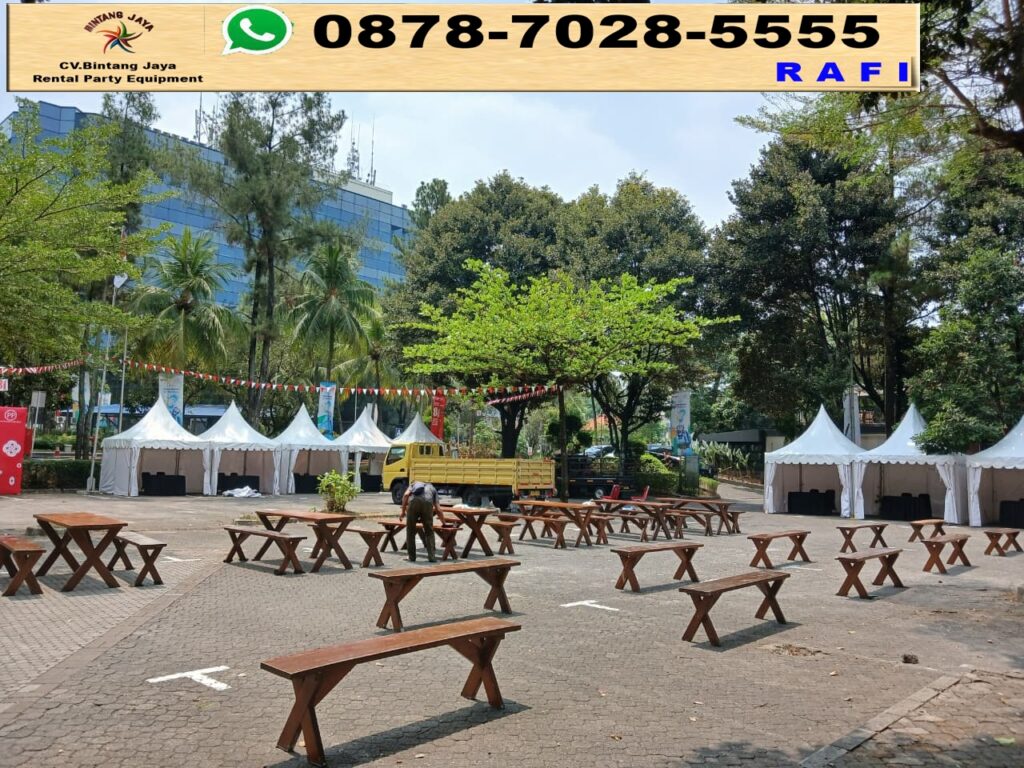 Rental Tenda Kerucut Dan Kursi Meja Taman Jakarta 0878-7028-5555
