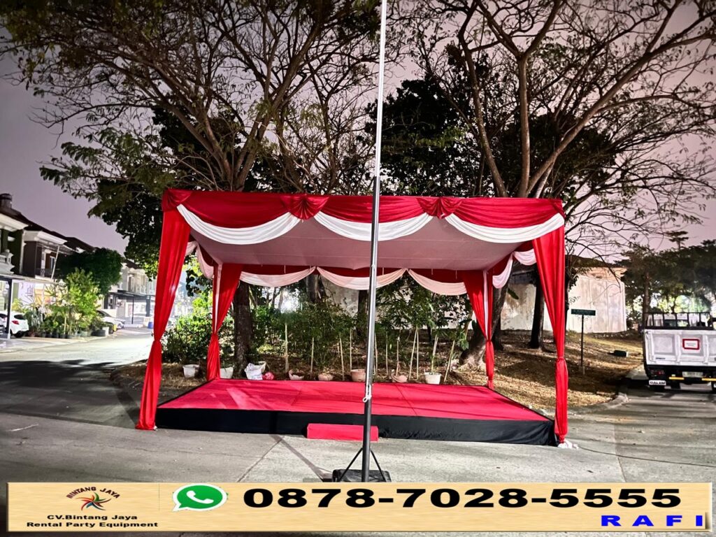 Rental Tenda Plafon Untuk Panggung HUT RI 81 Cikarang
