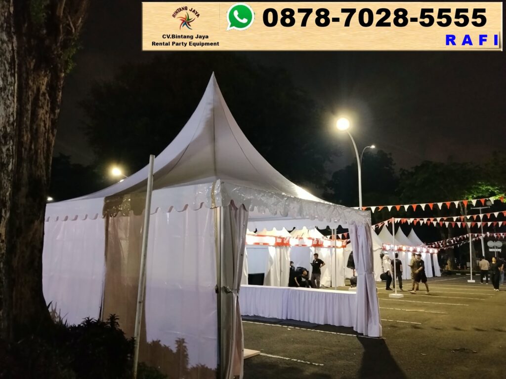 Rental Tenda Sarnafil Putih Event Senayan Jakpus 0878-7028-5555