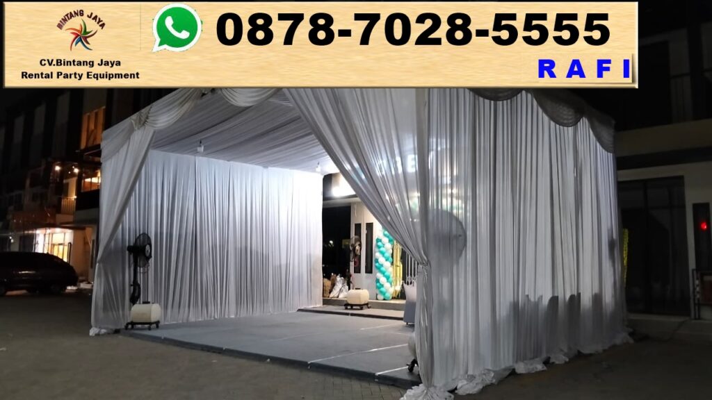 Gudang Sewa Tenda Aneka Model Dekorasi Bekasi 0878-7028-5555