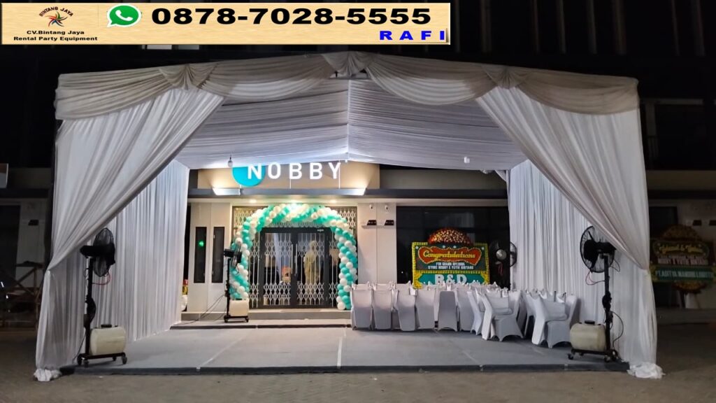 Gudang Sewa Tenda Aneka Model Dekorasi Bekasi 0878-7028-5555