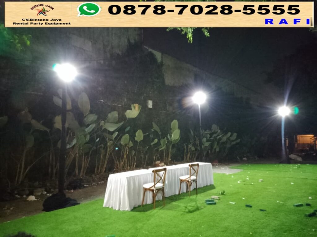 Rental Lampu Taman Dan Meja Bulat Alam Sutra 0878-7028-5555