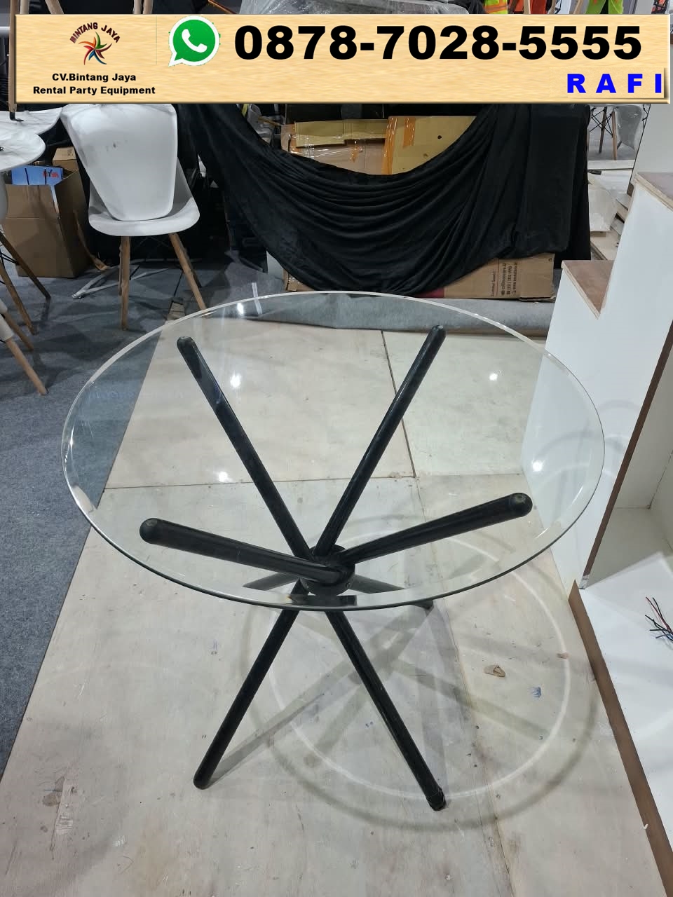 Sewa Barstool Dan Meja Dealing Kaca Jakarta 0878-7028-5555