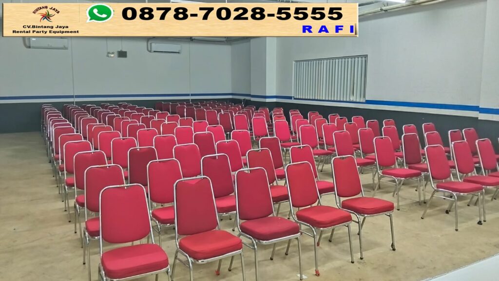 Sewa Kursi Futura Polos Dan Meja Cover Sekerting Putih Rawa Buaya 0878-7028-5555