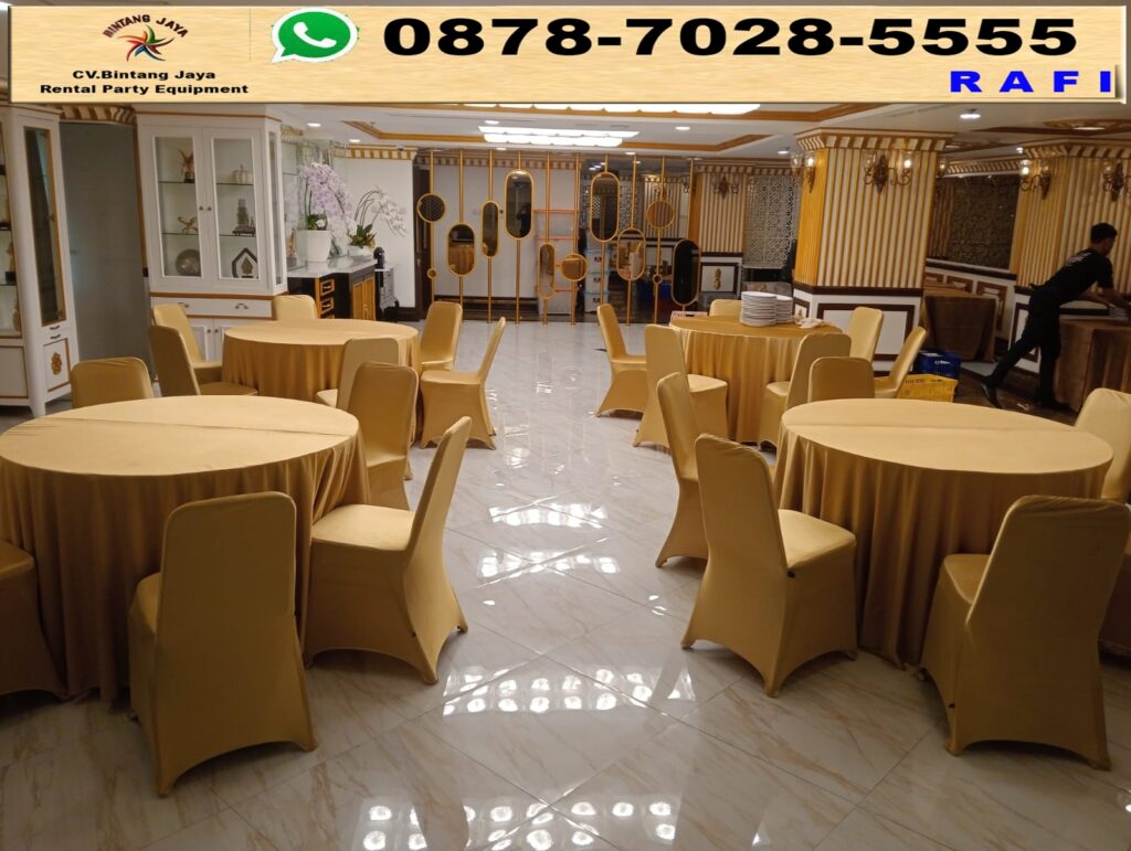 Sewa Meja Kursi Full Cover Jakarta 0878-7028-5555