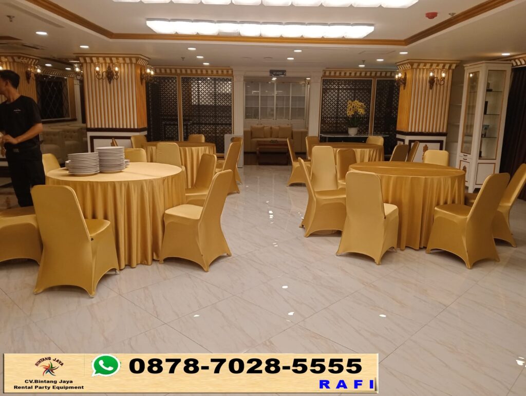 Sewa Meja Kursi Full Cover Jakarta 0878-7028-5555