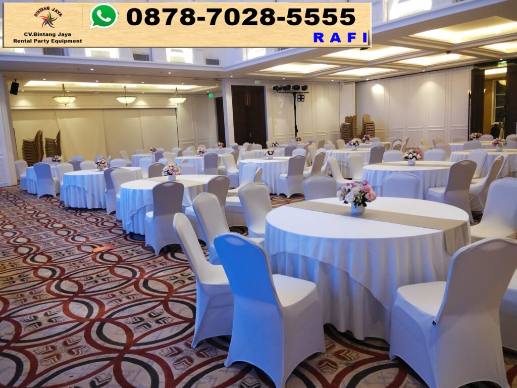 Sewa Meja Set Kursi Dan Cover Event Danantara 0878-7028-5555