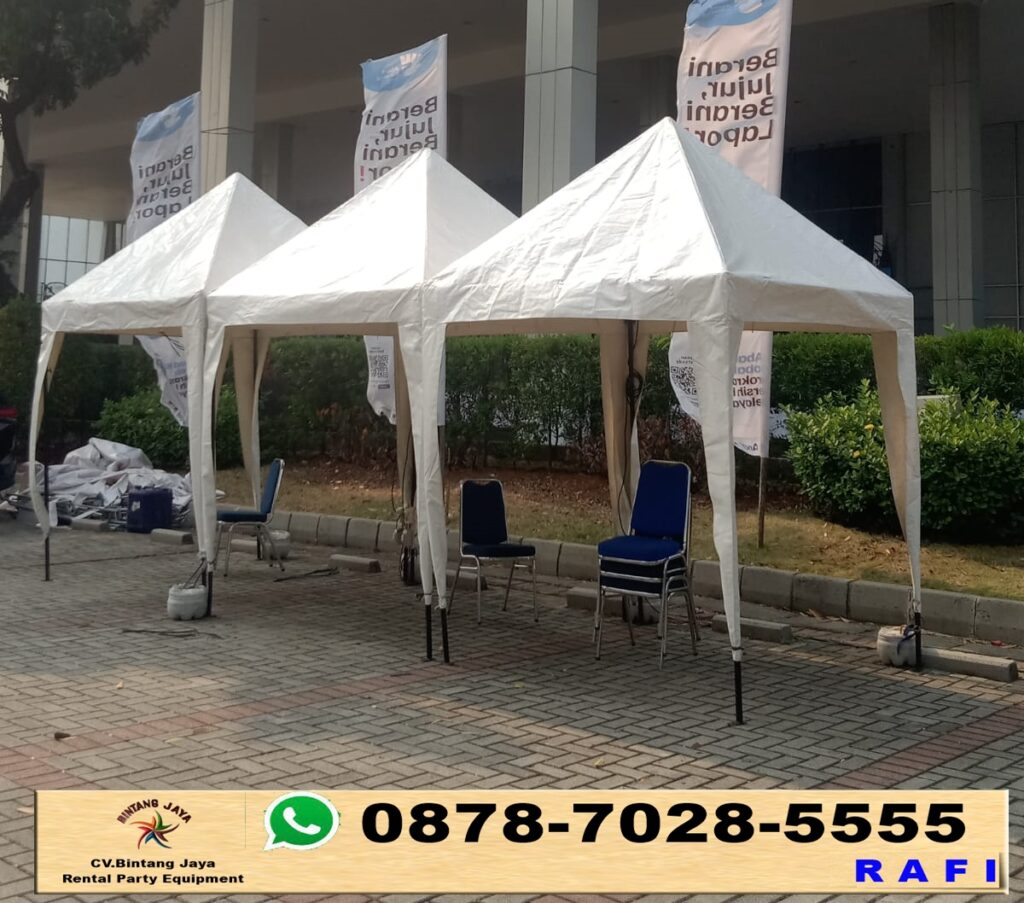 Gudang Sewa Tenda Cafe Ukuran Sedang Di Tangerang 0878-7028-5555