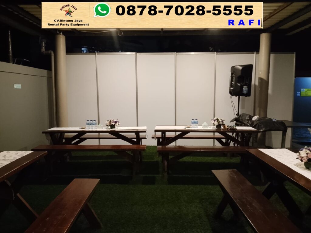 Rental Meja Taman Dan Kursi Silang Tangerang 0878-7028-5555