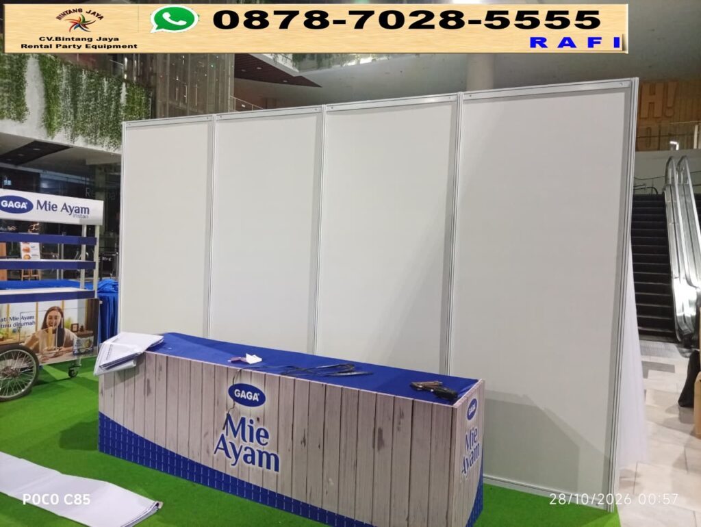 Rental Partisi R8 Veneu AEON Mall Sentul Bogor