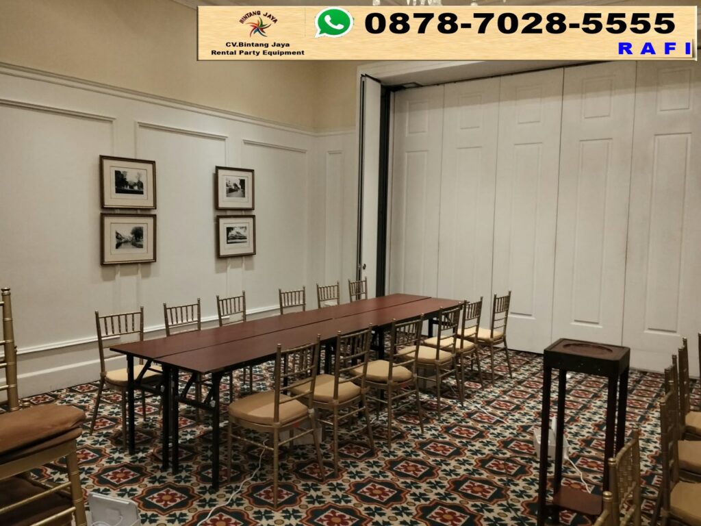 Rental Tiffany Chairs Plus Meja IBM HPL Jakarta 0878-7028-5555
