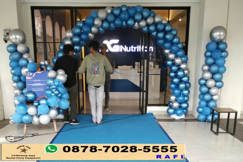 Sewa Gate Balon, Karpet Jalan, Meja Dan Kursi Area Serpong 0878-7028-5555