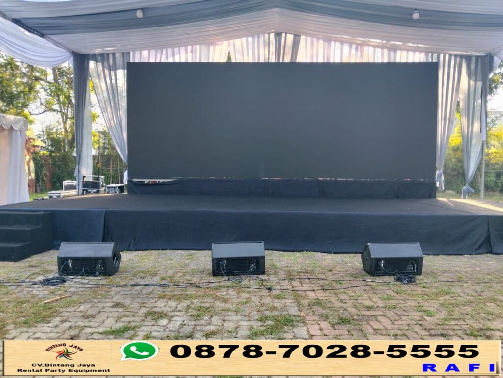 Sewa Misty Fan Serta Panggung Karpet Hitam Jakarta 0878-7028-5555